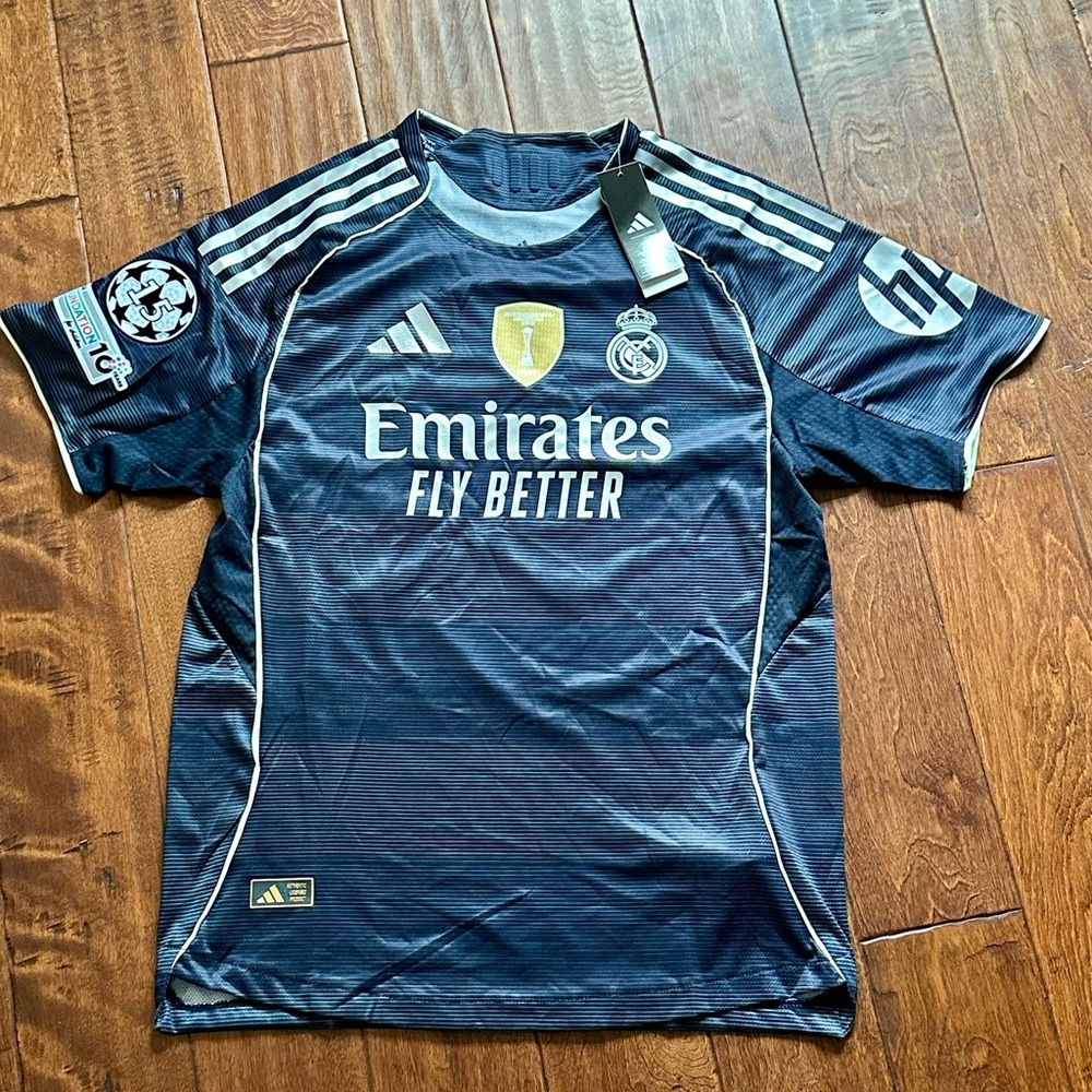 Adidas Real Madrid 2025/26 Player Version Away #10 Mbappe Men’s XL